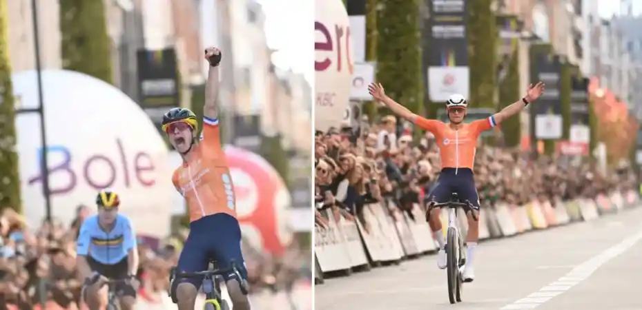 Marianne Vos e Mathieu van der Poel vencem o mundial Gravel 2024