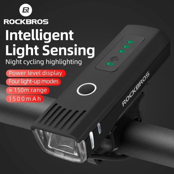 Lanterna Farol Bike Sensor Inteligente rockbros